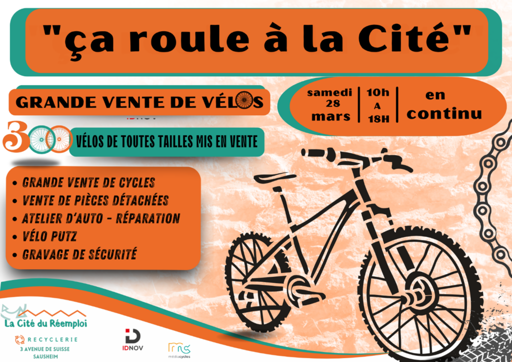 Grande vente de vélos